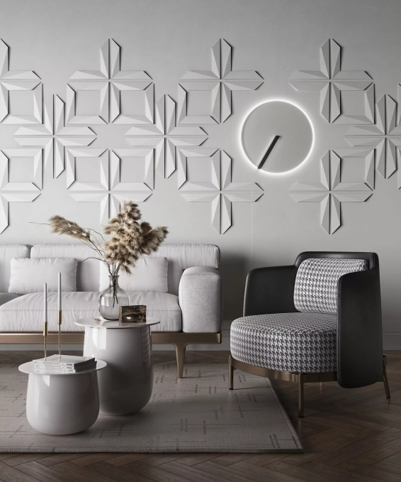 Стеновая панель Cosca Decor 3D орнамент, арт.13 Стеновая панель Cosca Decor 3D орнамент, арт.13