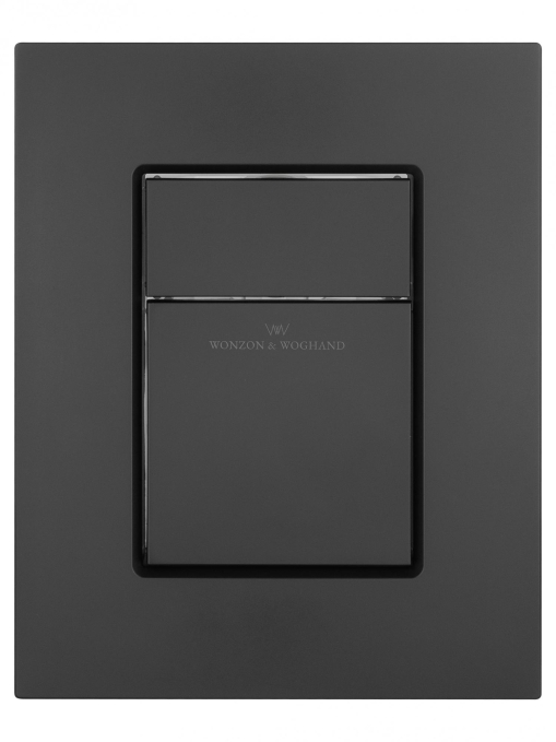 Кнопка смыва Wonzon & Woghand WW-IB256-MB черная матовая пневматическая Кнопка смыва Wonzon & Woghand WW-IB256-MB черная матовая пневматическая