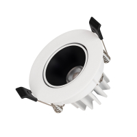 Светильник MS-FORECAST-BUILT-TURN-R82-8W Warm3000 (WH-BK, 32 deg, 230V), Arlight, 035448(1)
