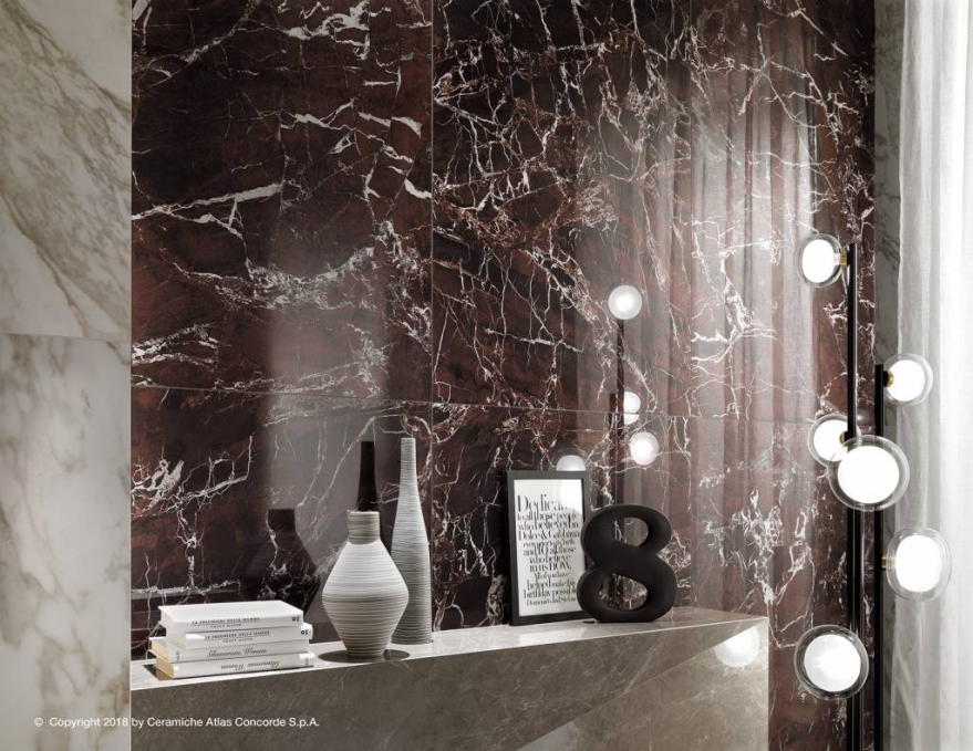Керамогранит Atlas Concorde Marvel Edge Royal Calacatta 75x150, A7FZ Керамогранит Atlas Concorde Marvel Edge Royal Calacatta 75x150, A7FZ