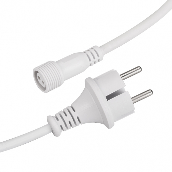 Шнур питания ARD-CLASSIC-ICEFALL-1.5M White (230V), Arlight, 026106, изображение 1 Шнур питания ARD-CLASSIC-ICEFALL-1.5M White (230V), Arlight, 026106, изображение 1