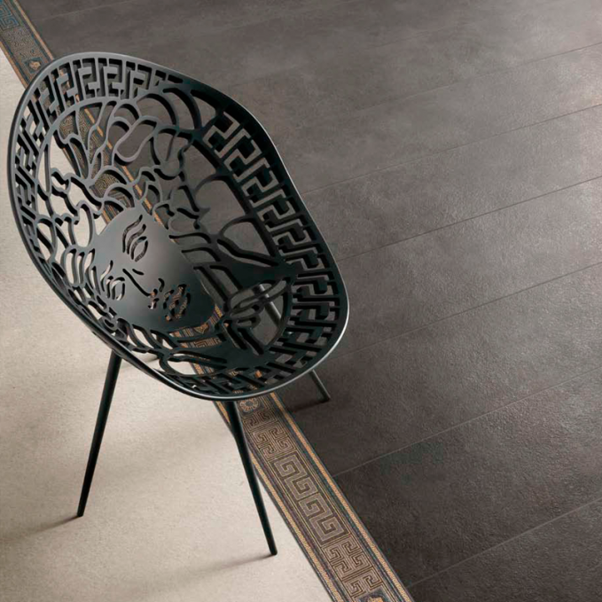 Бордюр Versace Greek Listello Beige / Oro 4x80, 261136 Бордюр Versace Greek Listello Beige / Oro 4x80, 261136