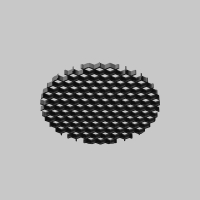 Антибликовая решётка для светильников серии Омут / Dip 15Вт, HoneyComb001-D41.5