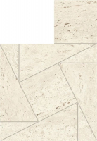 Мозаика Atlas Concorde Italy Marvel Travertine White Mosaico Tessellation 22x26, AF9G
