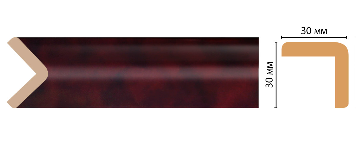 Угол Decomaster D134-62, 30x30x2400 мм Угол Decomaster D134-62, 30x30x2400 мм