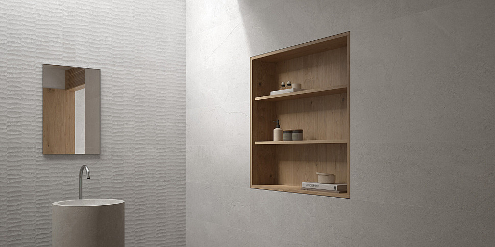 Настенная плитка Peronda Lucca Grey 33.3x100, 31790 Настенная плитка Peronda Lucca Grey 33.3x100, 31790