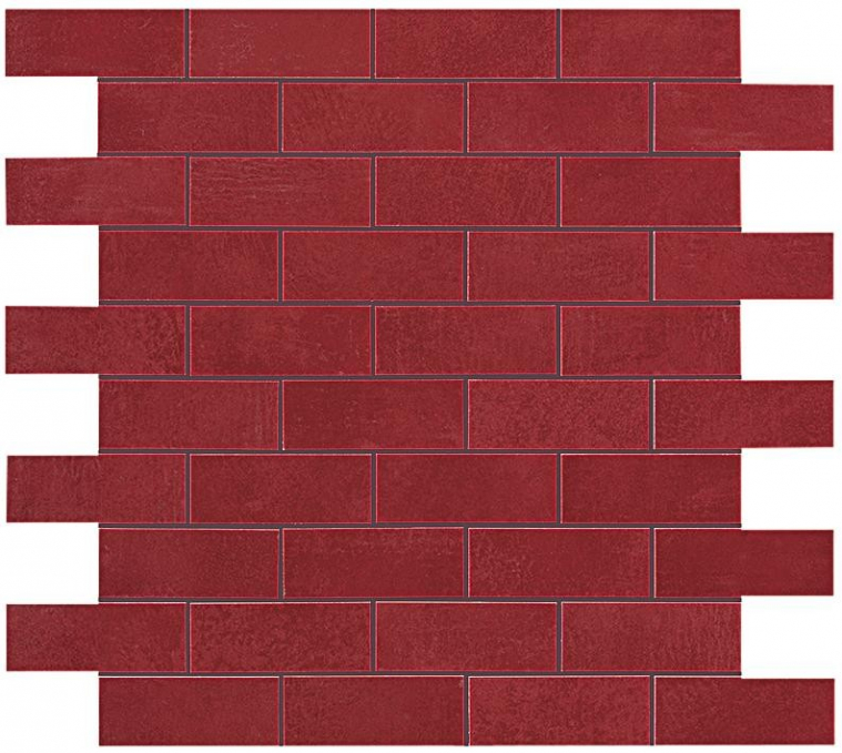 Мозаика Atlas Concorde Boost Red Minibrick 30.5x30.5, 9BMQ