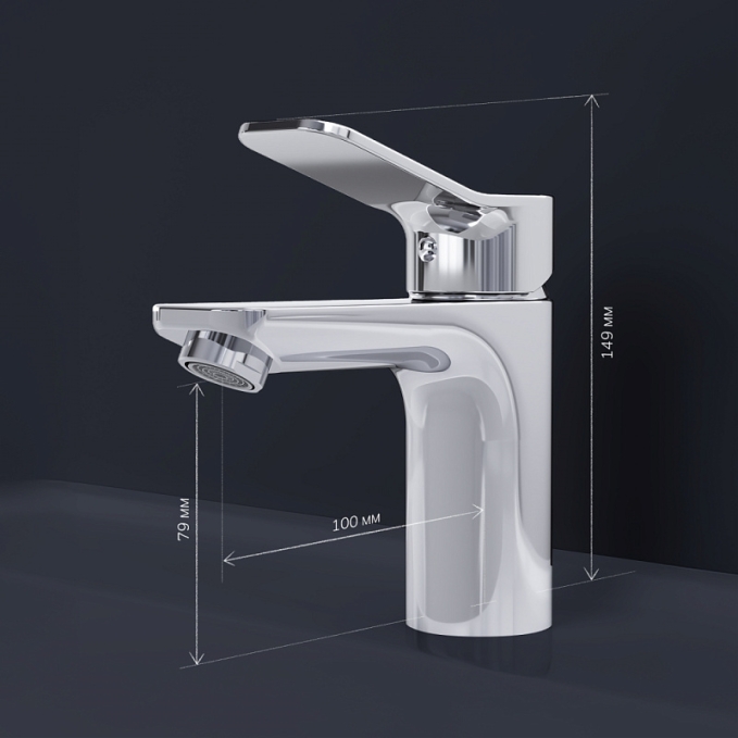 Смеситель для раковины (умывальника) AM.PM X-Joy F85A02100 хром Смеситель для раковины (умывальника) AM.PM X-Joy F85A02100 хром