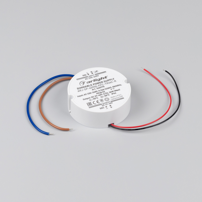 Блок питания ARJ-SP-40900-PFC-TRIAC-R (36W, 27-40V, 900mA), Arlight, 040970, изображение 2 Блок питания ARJ-SP-40900-PFC-TRIAC-R (36W, 27-40V, 900mA), Arlight, 040970, изображение 2
