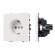 Механизм электрической розетки SCT-NOBE-MEU1-SFPL-WH (230V, 16A), Arlight, 054276, изображение 1