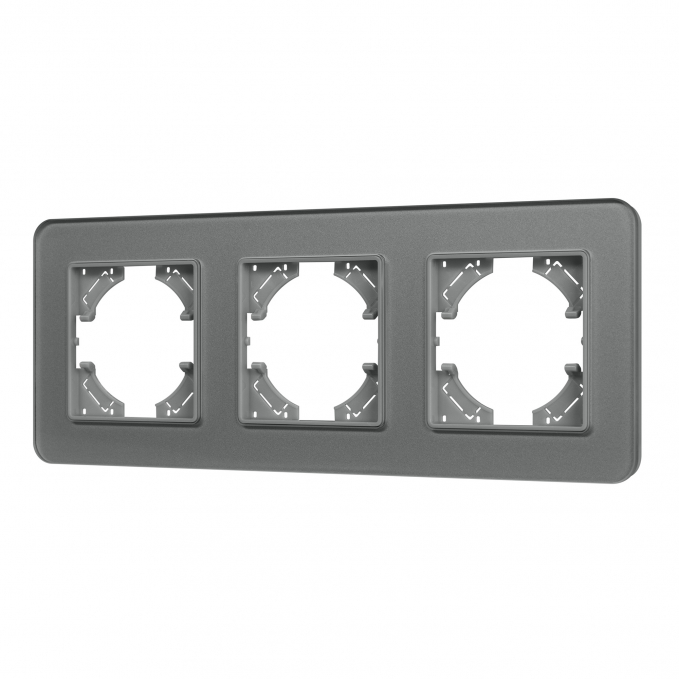 Рамка стеклянная FRM-OMALI-GS-3-GR, Arlight, 049698, изображение 1 Рамка стеклянная FRM-OMALI-GS-3-GR, Arlight, 049698, изображение 1