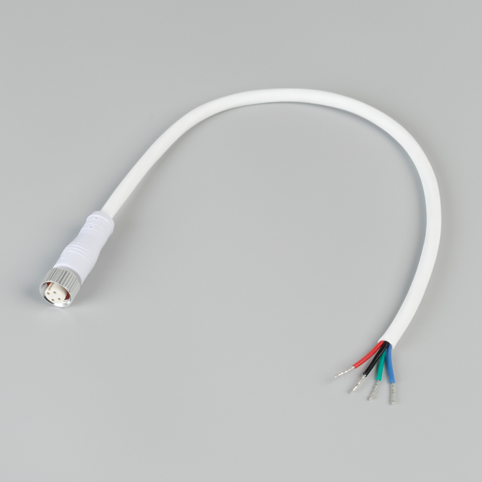 Коннектор питания ARL-WAVE-1615-CON-POWER-FEMALE-4PIN-WHT, Arlight, 060093, изображение 1