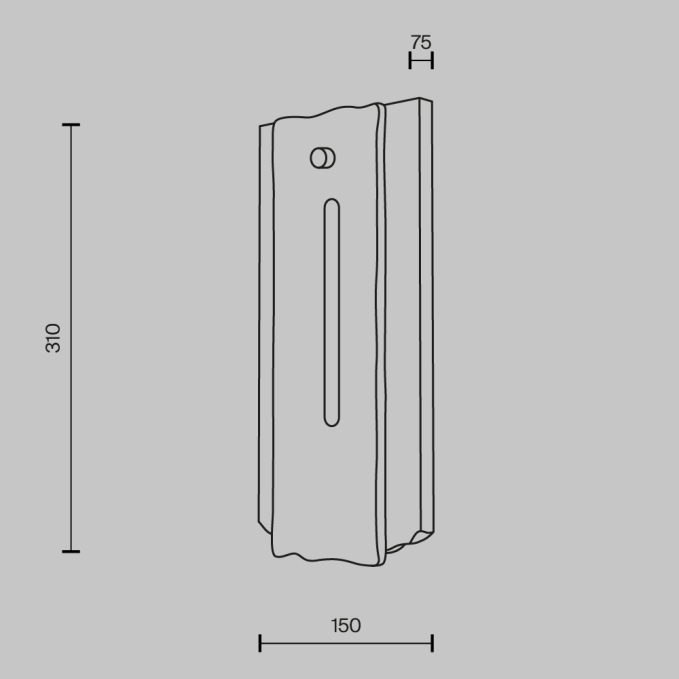 Настенный светильник (бра) Вентана / Ventana 3000К 15Вт, MOD523WL-L15BG3K, изображение 5