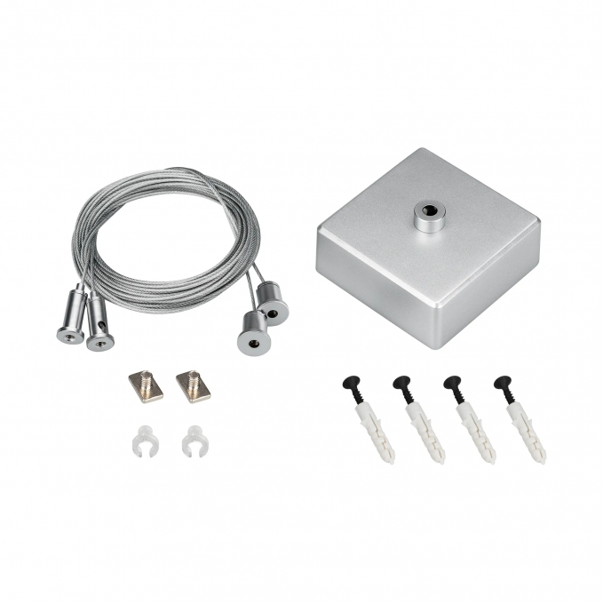 Подвес ARL-2x4m Set (Silver box, Pad 9x2mm), Arlight, 040294, изображение 1 Подвес ARL-2x4m Set (Silver box, Pad 9x2mm), Arlight, 040294, изображение 1