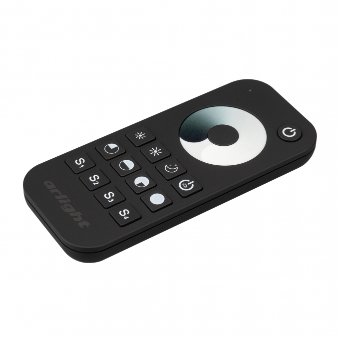 Пульт SMART-R24-DIM Black (1 зона, 2.4G), Arlight, 031934, изображение 1 Пульт SMART-R24-DIM Black (1 зона, 2.4G), Arlight, 031934, изображение 1