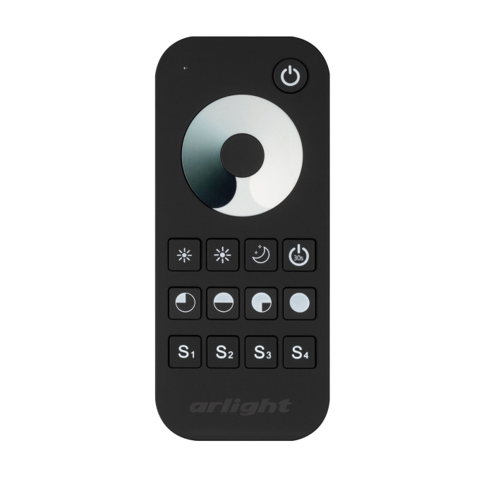 Пульт SMART-R24-DIM Black (1 зона, 2.4G), Arlight, 031934, изображение 3 Пульт SMART-R24-DIM Black (1 зона, 2.4G), Arlight, 031934, изображение 3