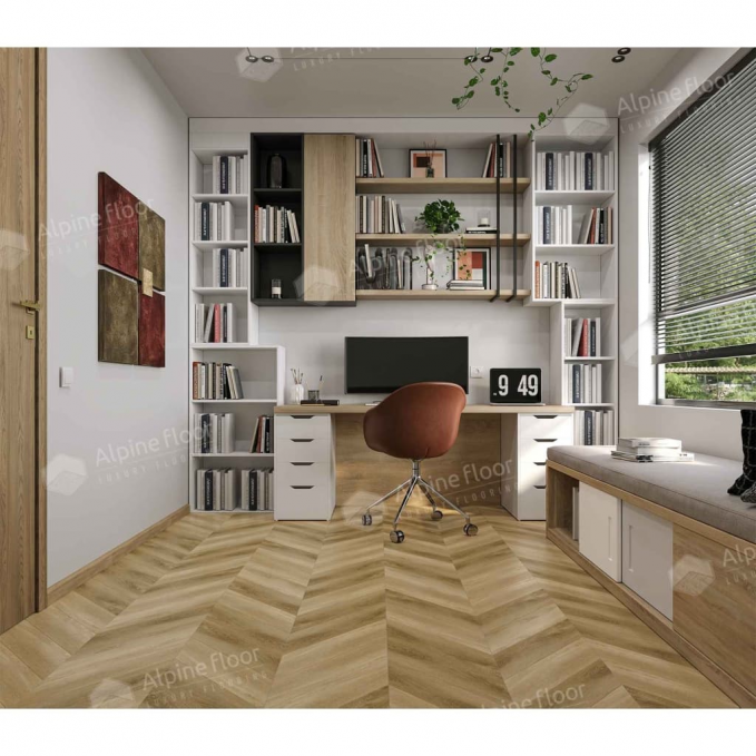 Каменный ламинат SPC Alpine Floor Chevron Alpine Grazioso, ECO 18-17 MC