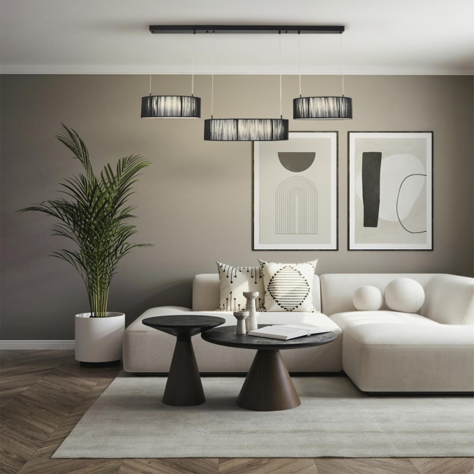 Люстра подвесная LED 70W 3000/4000/6000K 220V KAVA LEDIO LN26 258 LUMION 8371/70L, фото в интерьере 1 Люстра подвесная LED 70W 3000/4000/6000K 220V KAVA LEDIO LN26 258 LUMION 8371/70L, фото в интерьере 1