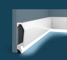 Плинтус Cosca Decor PX034, 120х22x2000 мм, Экополимер Плинтус Cosca Decor PX034, 120х22x2000 мм, Экополимер