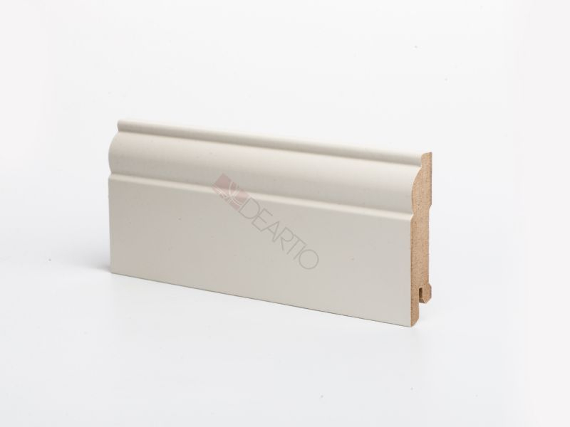 Плинтус Deartio U104-80C RAL 9010, 80x16x2050 мм
