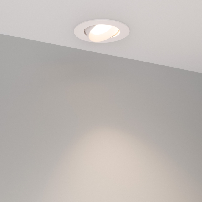 Светильник MS-ATOLL-BUILT-TURN-R94-10W Day4000 (WH, 60 deg, 230V), Arlight, 044600