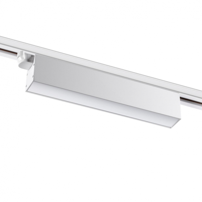 Светильник трековый однофазный трехжильный IP20 LED 4000K 18W 220V ITER PORT NT22 270 NOVOTECH 358826, изображение 1 Светильник трековый однофазный трехжильный IP20 LED 4000K 18W 220V ITER PORT NT22 270 NOVOTECH 358826, изображение 1