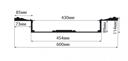 Кессон Decomaster KS-61-933A, 600x600x114 мм Кессон Decomaster KS-61-933A, 600x600x114 мм
