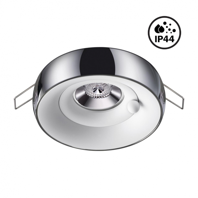 Светильник встраиваемый влагозащищенный IP44 GU10 50W 220V WATER SPOT NT21 597 NOVOTECH 370799, изображение 1 Светильник встраиваемый влагозащищенный IP44 GU10 50W 220V WATER SPOT NT21 597 NOVOTECH 370799, изображение 1