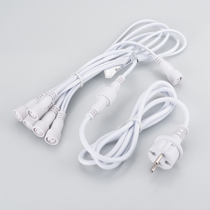 Шина питания ARD-CLASSIC-ICEFALL-2.5M White (230V), Arlight, 026107, изображение 2 Шина питания ARD-CLASSIC-ICEFALL-2.5M White (230V), Arlight, 026107, изображение 2