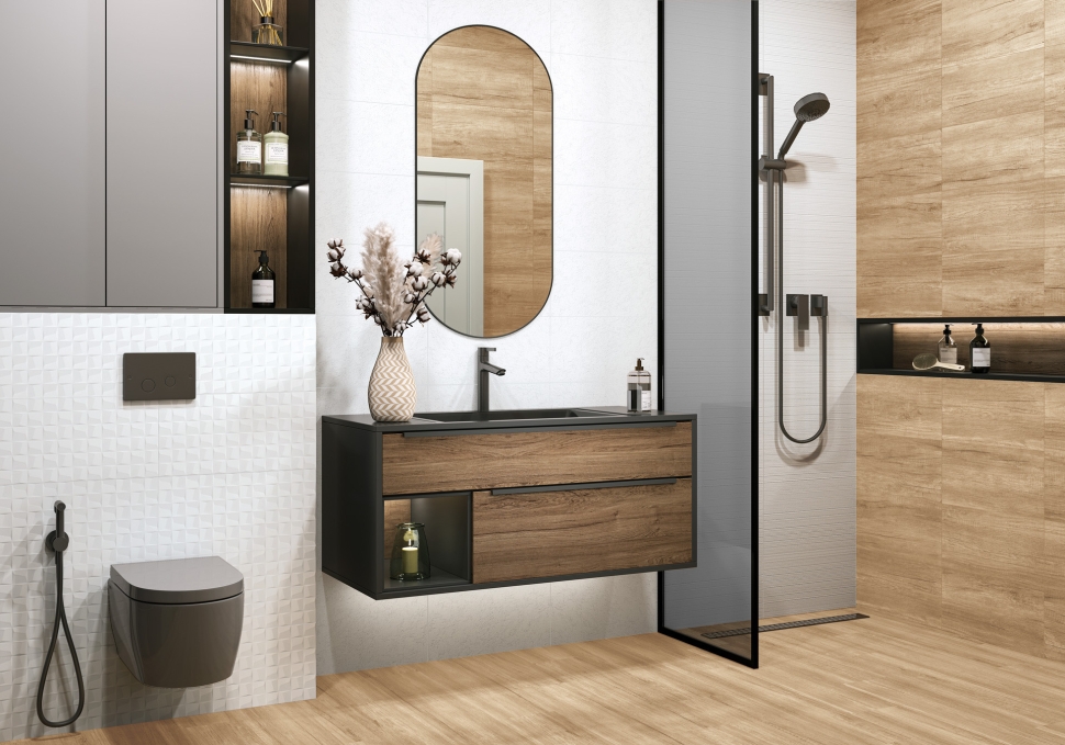 Настенная плитка Alma Ceramica Miloni 24.9x50, TWU2550MLN10 Настенная плитка Alma Ceramica Miloni 24.9x50, TWU2550MLN10