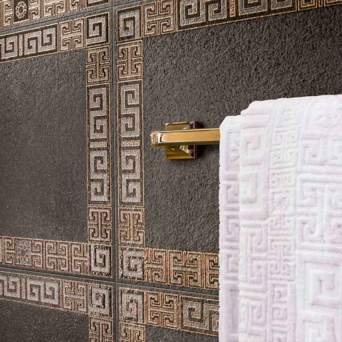 Декор Versace Greek Cassettone Grigio 40x80, 261102 Декор Versace Greek Cassettone Grigio 40x80, 261102