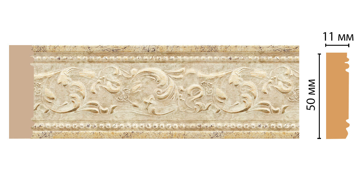 Молдинг Decomaster 156-553 ДМ, 50x11x2400 мм Молдинг Decomaster 156-553 ДМ, 50x11x2400 мм