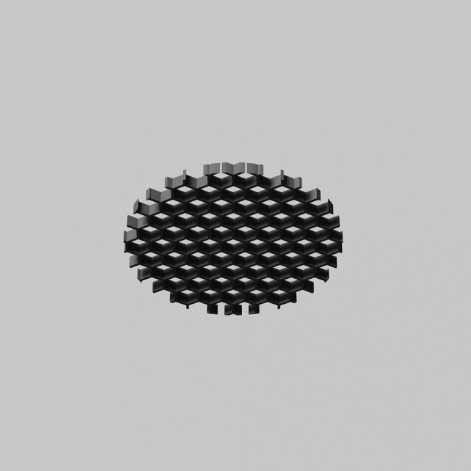 Антибликовая решётка для светильников серии Омут / Dip 10Вт, HoneyComb001-D32, изображение 1 Антибликовая решётка для светильников серии Омут / Dip 10Вт, HoneyComb001-D32, изображение 1