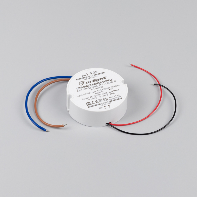 Блок питания ARJ-SP-351050-PFC-TRIAC-R (36W, 23-35V, 1050mA), Arlight, 040972, изображение 2