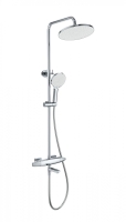 Душевая стойка со смесителем Wonzon & Woghand Neo WW-B3035-A2-CR хром глянцевая с термостатом Душевая стойка со смесителем Wonzon & Woghand Neo WW-B3035-A2-CR хром глянцевая с термостатом