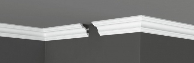 Карниз (плинтус потолочный) Де-Багет П 22 50/50 Карниз (плинтус потолочный) Де-Багет П 22 50/50