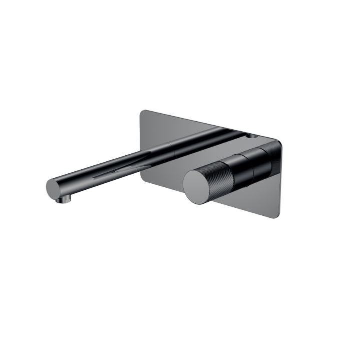 Встраиваемый смеситель Boheme Stick 125-SGM.4 вороненая сталь Встраиваемый смеситель Boheme Stick 125-SGM.4 вороненая сталь