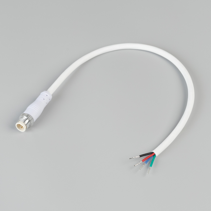 Коннектор питания ARL-WAVE-1615-CON-POWER-MALE-4PIN-WHT, Arlight, 060094, изображение 1
