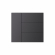 INTELLIGENT ARLIGHT Накладка панели KNX-23-4G-SUF Dark Grey (Backlightless), Arlight, 052879, изображение 3 INTELLIGENT ARLIGHT Накладка панели KNX-23-4G-SUF Dark Grey (Backlightless), Arlight, 052879, изображение 3