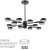 Люстра LED GX53 12*7W 220V TORINA COMFI LN26 235 LUMION 8117/12