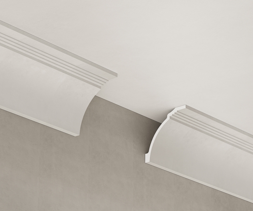Карниз Cosca Decor KX064, 84х80x2000 мм, Экополимер