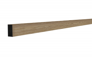 Декоративная рейка Decor-Dizayn 610-64SH, 20x10x3000 мм Декоративная рейка Decor-Dizayn 610-64SH, 20x10x3000 мм