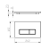 Кнопка смыва Boheme 669-MW белая Кнопка смыва Boheme 669-MW белая