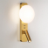 Настенный светильник IP20 LED 1*5W + 1*3W ALBERGO HIGHTECH ODL25 473 ODEON LIGHT 7050/5WL, фото на белом фоне