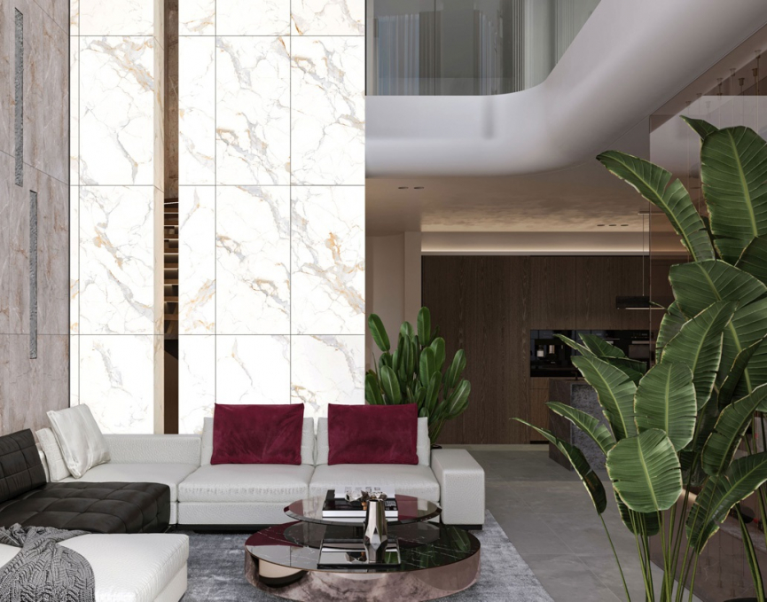 Керамогранит Buono Ceramica Marble Аletta Glossy 60x120, M4406P Керамогранит Buono Ceramica Marble Аletta Glossy 60x120, M4406P