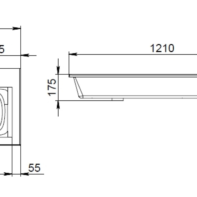 Раковина AM.PM Spirit 2.0 M70AWCD1202WG Раковина AM.PM Spirit 2.0 M70AWCD1202WG