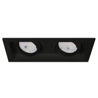 Светильник MS-VORTEX-BUILT-S170x90-2x12W Day4000 (BK-BK, 20 deg, 230V), Arlight, 058439