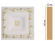 Вставка цветная Decomaster D208-54, 120x120x22 мм Вставка цветная Decomaster D208-54, 120x120x22 мм