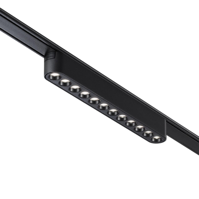 Трековый светильник для низковольтного шинопровода IP20 LED 12W 48V 4000K 1140Лм SMAL SHINO NT23 185 NOVOTECH 359076, фото на белом фоне Трековый светильник для низковольтного шинопровода IP20 LED 12W 48V 4000K 1140Лм SMAL SHINO NT23 185 NOVOTECH 359076, фото на белом фоне