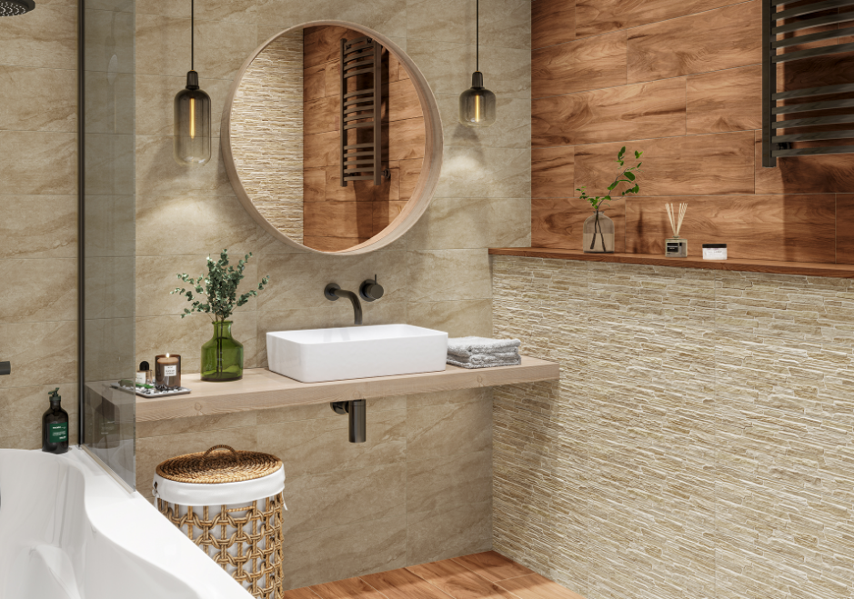 Настенная плитка Alma Ceramica Rocko 20x60, TWA11ROK017